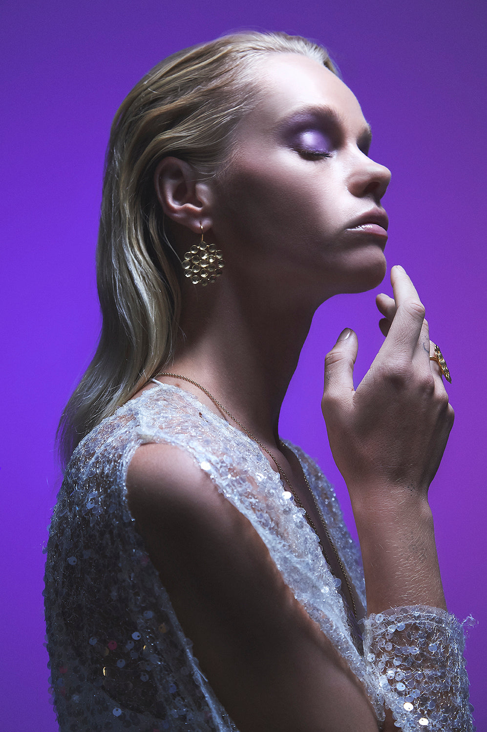 Town Round Earrings